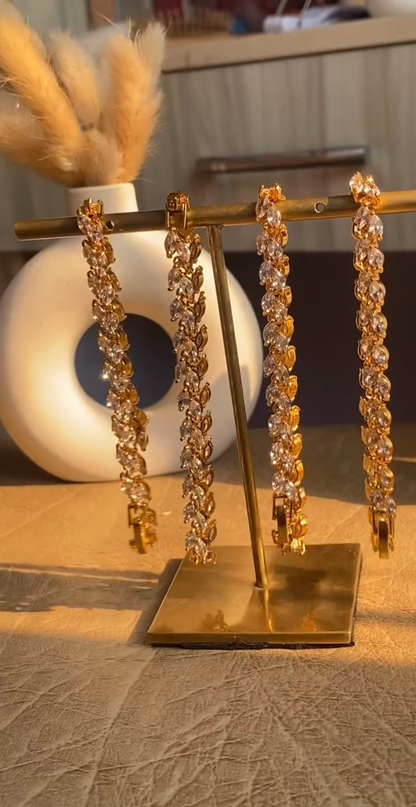 Diana Bracelet elegant gold-toned chain bracelet with intricate detailing - sophisticated jewelry for formal occasions
