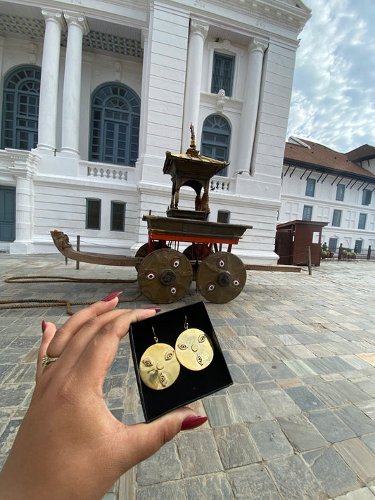 Chariot Wheel Earrings