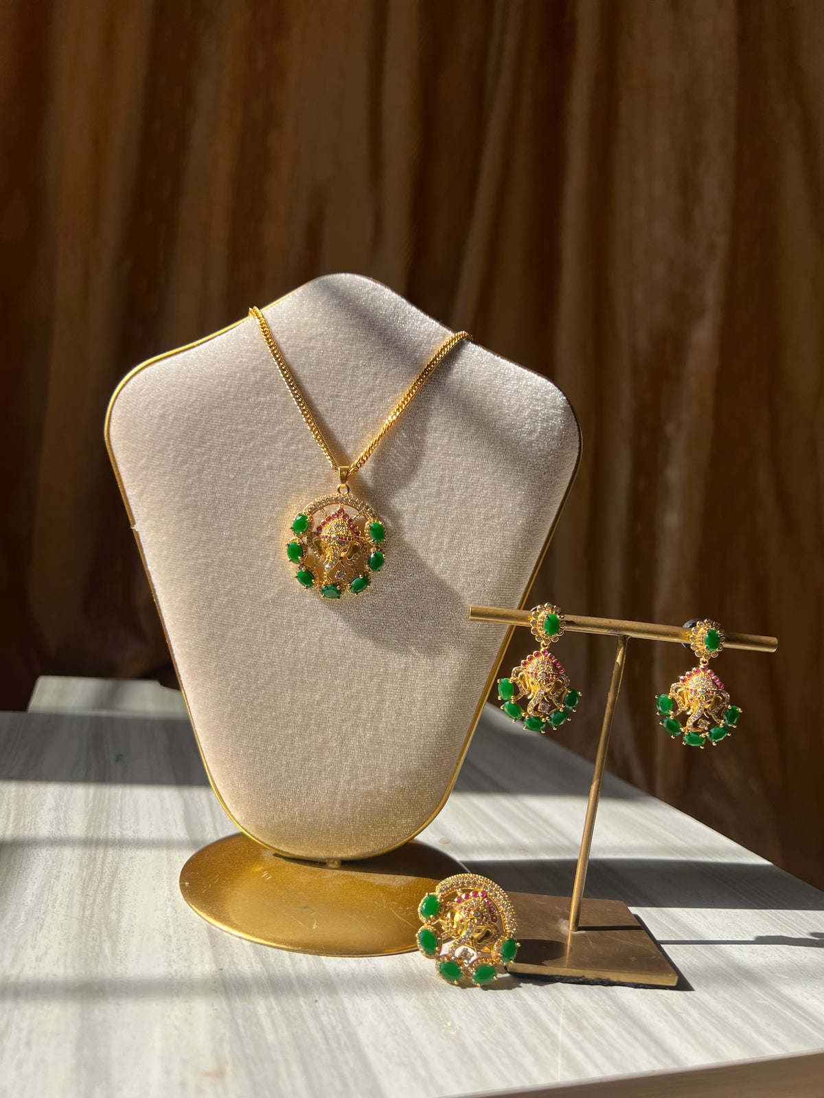Green Ganesh Set